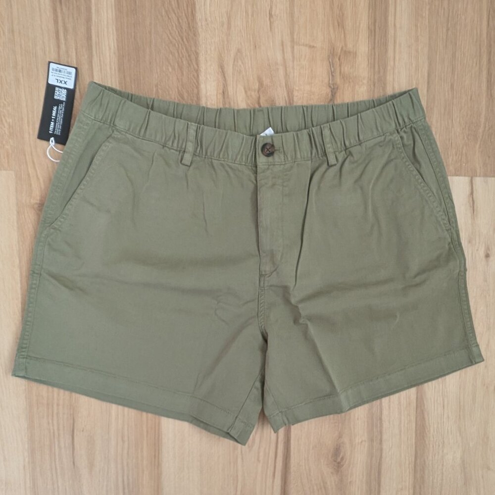 NWT Bearbottom Stretch Shorts 5.5” Inseam Olive Men’s XXL